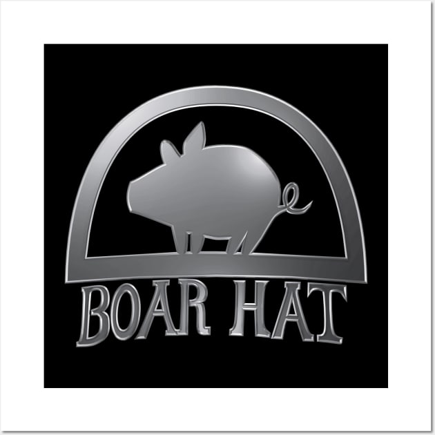 Boar Hat 3D - Fancy - alternate Wall Art by CCDesign